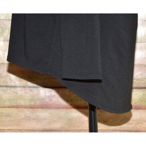 LulaRoe Ladies Black Pullover HI-Low Thin Knit Shirt Top Size L Tunic Casual - Picture 4 of 8